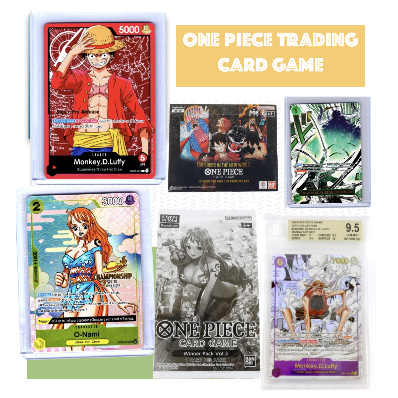 One Piece CS 25-26 Championship Stamp Event English 2 Card SEALED